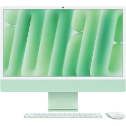 All-In-One PC Apple iMac 24 inch 4.5K Retina, Procesor Apple M4, 16GB RAM, 256GB SSD, 8 core GPU, macOS Sequoia, RO keyboard, Green