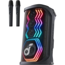 Boxa portabila Anker SoundCore Rave 3S, 200W, Bluetooth, Karaoke AI, IPX4, Autonomie 12 ore, Negru