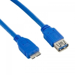 Cablu 4World USB3.0 F/microUSB, 1m