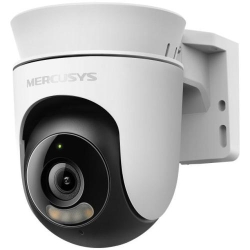 Camera de supraveghere Wireless Mercusys MC510 cu Pan/Tilt 360 grade, 2K QHD 3MP, Color Night Vision, Detectarea si urmarirea persoanelor, Two-Way Audio, ONVIF, IP65