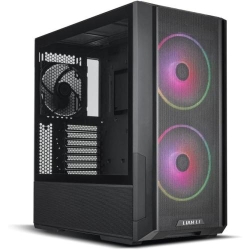 Carcasa Lian Li LANCOOL 216, Tempered Glass, Mid-Tower, fara sursa, ARGB, Negru