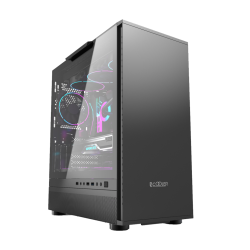 Carcasa PcCOOLER IE200 Black , MiddleTower, Fara sursa
