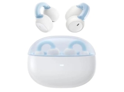 CASTI Baseus AirGo 1 Ring Open-Ear, pt smartphone, wireless, bluetooth 5.3, microfon pe casca, 25 ore durata baterie, cablu inclus USB la Type-C 0.3m, alb \