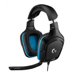 Casti cu microfon Logitech G432 7.1 Surround, Black-Blue