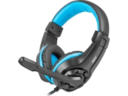 Casti cu microfon Natec Fury Wildcat, Black-Blue