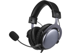 Casti HP DHE-8005, Stereo, Multiplatforma, 3.5mm, negru-gri