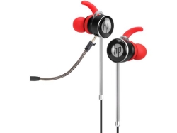 Casti HP DHE-7004, in-ear, Jack 3.5mm, rosu