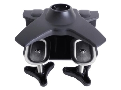 Clema cu dubla prindere birou pentru suport cu 2/3 brate Multibrackets 5019, negru