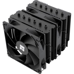 Cooler procesor Thermalright Peerless Assassin 120 SE BLACK, LGA1155, LGA1200, LGA1700, sAM4, sAM5, numar de ventilatoare: 2 buc, 120x120x25mm, rulment lichid, numar conducte de caldura: 6 buc, conector negru: PWM 4-pini