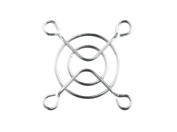 Grila ventilator ARCTIC, compatibil ventilatoare de 40mm, otel cromat, culoare argintie, \