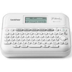 Imprimanta etichete model PT-D410VP, Brother, 1080 dpi, USB, Alb