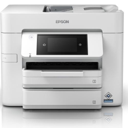Imprimanta Multifunctionala Epson WorkForce Pro WF-C4810DTWF, InkJet, Color, Format A4, Duplex, Wi-Fi, Alb