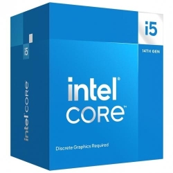 Procesor Intel Core i5-14400F, socket 1700, 10 C / 16 T, 2.50 GHz - 4.70 GHz, 20 MB cache, 65 W BX8071514400FSRN47