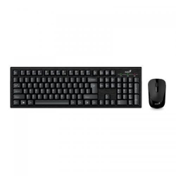 Kit Wireless Genius KM-810 - Tastatura, USB, Mouse Optic, USB, Black