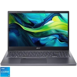 Laptop Acer 15.6'' Aspire 15 A15-51M, FHD IPS, Procesor Intel® Core™ i5-13420H (12M Cache, up to 4.60 GHz), 16GB LPDDR5, 512GB SSD, Intel UHD, No OS, Steel Gray