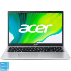 Laptop Acer 15.6'' Aspire 3 A315-35, FHD IPS, Procesor Intel® Pentium® Silver N6000 (4M Cache, up to 3.30 GHz), 8GB DDR4, 256GB SSD, GMA UHD, Endless OS, Silver
