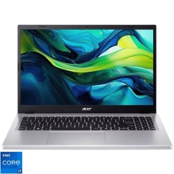 Laptop Acer 15.6'' Aspire Go 15 AG15-71P, FHD IPS, Procesor Intel® Core™ i7-13620H (24M Cache, up to 4.90 GHz), 16GB DDR5, 1TB SSD, Intel UHD, No OS, Pure Silver