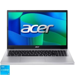Laptop Acer 15.6'' Extensa 15 EX215-57, FHD IPS, Procesor Intel® Core™ i3-1315U (10M Cache, up to 4.50 GHz, with IPU), 16GB DDR5, 512GB SSD, Intel UHD, No OS, Pure Silver