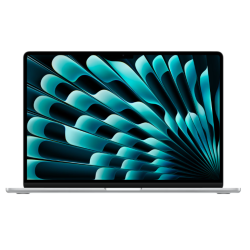 Laptop Apple 15.3'' MacBook Air 15 with Liquid Retina, Apple M4 chip (10-core CPU), 16GB, 256GB SSD, Apple M4 10-core GPU, macOS, Silver, INT keyboard, 2025