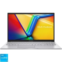 Laptop ASUS 15.6'' Vivobook 15 F1504VA, FHD, Procesor Intel® Core™ i3-1315U (10M Cache, up to 4.50 GHz, with IPU), 8GB DDR4, 512GB SSD, Intel UHD, No OS, Cool Silver