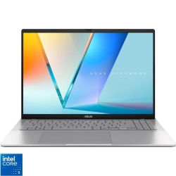 Laptop ASUS 16'' Vivobook S16 S3607VA, WUXGA 144Hz, Procesor Intel® Core™ 5 210H (12M Cache, up to 4.80 GHz), 16GB DDR5, 1TB SSD, Intel UHD, No OS, Cool Silver