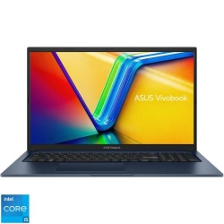 Laptop ASUS 17.3'' Vivobook 17 X1704VA, FHD, Procesor Intel® Core™ i5-1334U (12M Cache, up to 4.60 GHz), 16GB DDR4, 1TB SSD, Intel Iris Xe, No OS, Quiet Blue