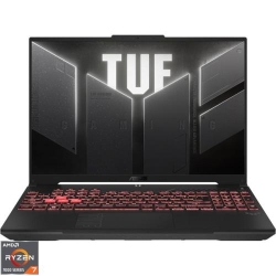 Laptop ASUS Gaming 16'' TUF A16 FA607NUG, FHD+ 144Hz, Procesor AMD Ryzen™ 7 7445HS (16M Cache, up to 4.7 GHz), 16GB DDR5, 512GB SSD, GeForce RTX 4050 6GB, No OS, Mecha Gray