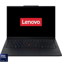 Laptop Lenovo 14'' ThinkPad E14 Gen 7, WUXGA IPS, Procesor Intel® Core™ Ultra 7 255H (24M Cache, up to 5.10 GHz), 16GB DDR5, 1TB SSD, Intel Integrated Graphics, No OS, Black
