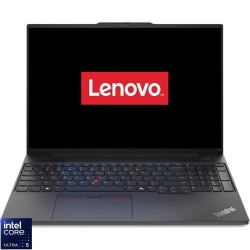 Laptop Lenovo 16'' ThinkPad E16 Gen 2, WUXGA IPS, Procesor Intel® Core™ Ultra 5 125U (12M Cache, up to 4.30 GHz), 32GB DDR5, 1TB SSD, Intel Graphics, No OS, Black