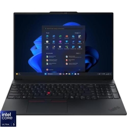 Laptop Lenovo 16'' ThinkPad E16 Gen 3, WUXGA IPS, Procesor Intel® Core™ Ultra 5 225U (12M Cache, up to 4.80 GHz), 32GB DDR5, 1TB SSD, Intel Graphics, Win 11 Pro, Black