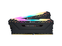 Memorie DDR4, 16GB, KIT 2x8GB, 3200MHz, C16, 1.35V, AMD Ryzen Optimized, Negru, RGB, VENGEANCE PRO