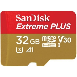 Memory Card SanDisk Extreme PLUS 32GB, Clasa10 + Adaptor SD