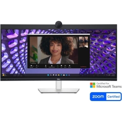 Monitor Dell Video Conferina Curbat (P3424WEB), WQHD,60 Hz, IPS, HDMI, USB 3.2 Gen1 Type-C