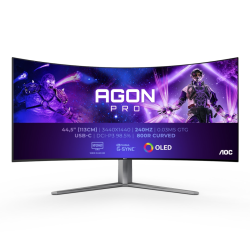 Monitor Gaming Curbat AOC AGON PRO Ultrawide OLED 44.5