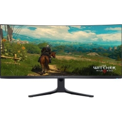 Monitor Gaming Curbat OLED DELL Alienware AW3423DWF, 34'', Ultra Wide QHD, 165Hz, AMD FreeSync Premium Pro, HDR400, Negru