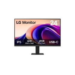 Monitor LCD LG 24U631A-B, 24 inch, panou IPS, rezoluție QHD 2560x1440, inclinat