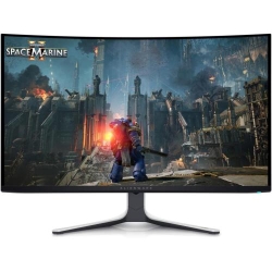 Monitor LED Alienware Gaming AW3225QF Curbat 31.5 inch UHD QD-OLED 0.03 ms 240 Hz HDR G-Sync Compatible & FreeSync Premium