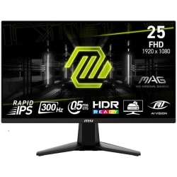 Monitor MSI MAG 255XF, IPS, 24.5 inch, Full HD, 1920 x 1080, HDMI, DisplayPort, 300Hz, 0.5 ms, Negru