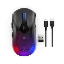 Mouse gaming wireless Lenovo Legion M410, RGB, 16000DPI, negru