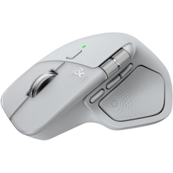 Mouse Wireless Logitech MX Master 4, Silent, USB, BT, Pale Grey