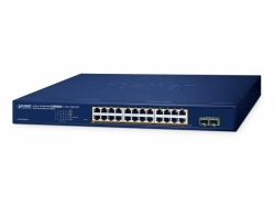 NET SWITCH 24PORT 1000M SFP/GS-2210-24P2S PLANET
