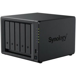 Network Attached Storage Synology DS1525+ Desktop cu procesor AMD Ryzen Dual Core, 5-Bay, DDR4 8GB pana la 32GB