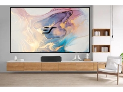 Pachet proiectie cu videoproiector UST EPSON EH-LS800B, ANDROID TV, 4000 LUMENI si ecran fama fixa Elitescreens AR120H