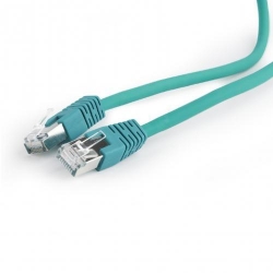 Patchcord Gembird RJ45, Cat. 6A, S/FTP, 0.25m, Green