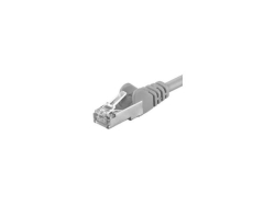 Patchcord STP RJ45-RJ45 Cat.6A, LSZH, 24AWG, 1m, gri - EMTEX 