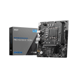Placa de baza MSI PRO H610M-E DDR4, Intel H610, socket 1700, mATX