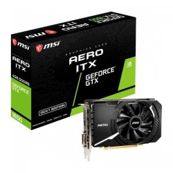 Placa video MSI nVidia GeForce GTX 1650 D6 AERO ITX OCV1 4GB, GDDR6, 128bit