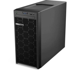 Server DELL PowerEdge T150, Tower 4U, Intel Xeon E-2314 4 C / 4 T, 2.8 GHz - 4.5 GHz, 8 MB cache, 65 W, 8 GB DDR4 ECC, 1 TB HDD, 4 x LFF, Fara sistem de operare