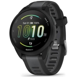 Smartwatch Garmin Forerunner 165, curea Silicon, Black/Slate Grey