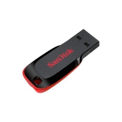 Stick Memorie SanDisk Cruzer Blade 16GB, USB2.0, Black/Red